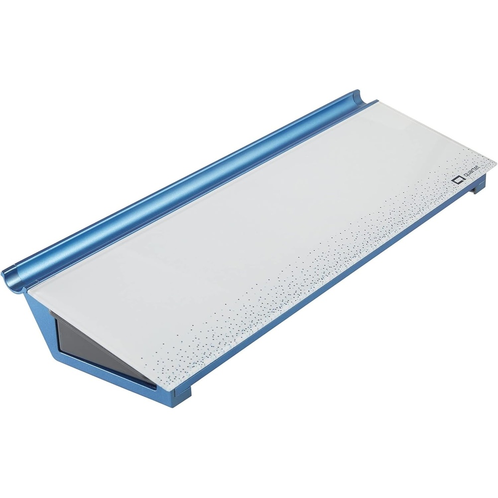 image:imageQuartet Glass Dry Erase White Board Desktop Computer Pad for Notetaking 18 x 6 Whiteboard Clean Erase Surface with Storage 1 Dry Erase Marker White Surface GDP186Dot