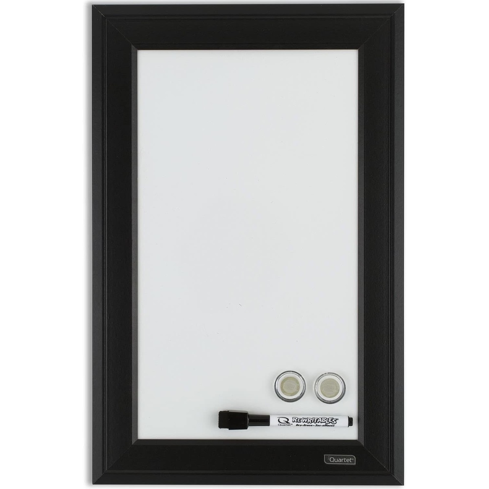 image:imageQuartet Magnetic Whiteboard 11 x 17 Small White Board for Wall Dry Erase Board for Kids Perfect for Home Office amp Home School Supplies Dry Erase Marker Magnets Black Frame 7928011W x 17H