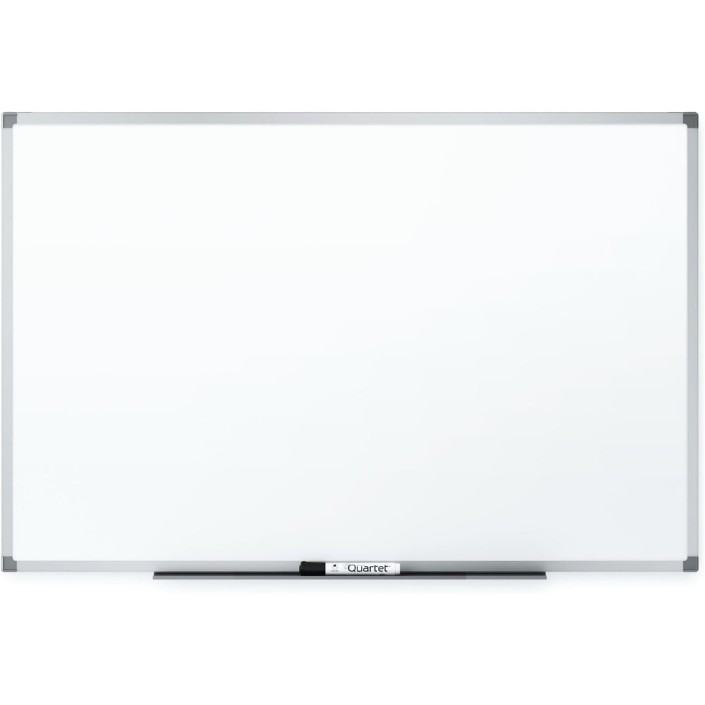 image:imageQuartet Magnetic Whiteboard 4 x 3 Feet Silver Aluminum Frame Standard Duramax Porcelain 8551696W x 48H