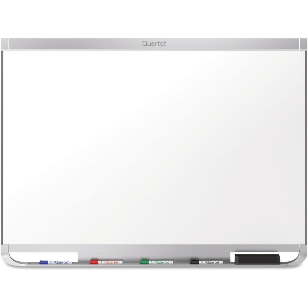 image:imageQuartet Magnetic Whiteboard Porcelain White Board Dry Erase Board 8 x 4 Aluminum Frame Prestige 2 Duramax P558AP2Aluminum
