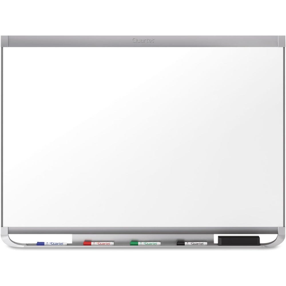image:imageQuartet Magnetic Whiteboard Porcelain White Board Dry Erase Board 8 x 4 Aluminum Frame Prestige 2 Duramax P558AP2Graphite