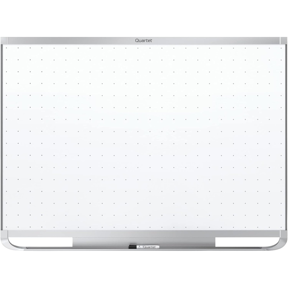 image:imageQuartet Magnetic Whiteboard White Board Dry Erase Board 6 x 4 Silver Aluminum Frame Prestige 2 Total Erase TEM547A