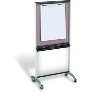 Quartet 3-In-1 Total Erase Easel, Whiteboard, Display, Room Divider, 33 x 39 Inch (500TE)