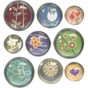 Quartet Bubble Push Pins, Assorted Designs (79225)