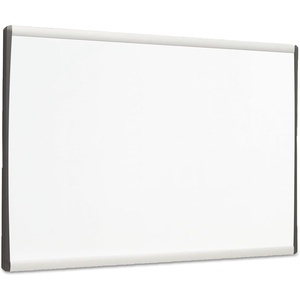 Quartet Bulletin Board, 30″ x 18″, Corkboard, Cubicle, Arc, Aluminum Frame (ARCB3018)(11″W x 14″H)