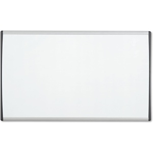 Quartet Bulletin Board, 30″ x 18″, Corkboard, Cubicle, Arc, Aluminum Frame (ARCB3018)(24″W x 11″H)