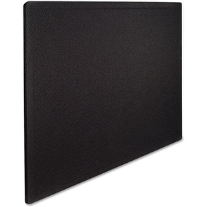 Quartet Bulletin Board 36″W x 24″H Fabric Cork Board Alternative for Office School or Home Décor, Gray (7683G)(Black)