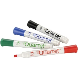 Quartet Classic Low Odor Dry-Erase Markers, Fine Tip, Assorted Colors, 6 Pack (659511Q)(Chisel Tip)