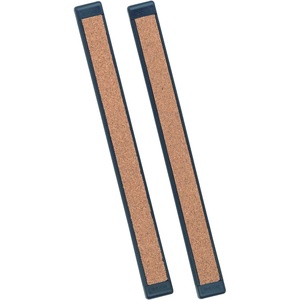Quartet Connectible Bulletin Bars, 1 Inch x 1 Foot, Black Plastic Frame, 2 Bars per Pack (2440-2)