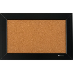 Quartet Cork Board Bulletin Board, 17″ x 23″, Framed Corkboard, Black Frame, Decorative Hanging Pin Board, Perfect for Office & Home Decor, Home School Message Board or Vision Board (79281)(11″ x 17″)