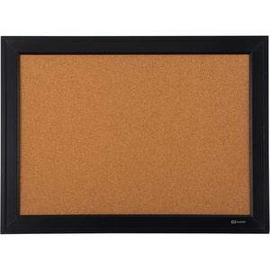 Quartet Cork Board Bulletin Board, 17″ x 23″, Framed Corkboard, Black Frame, Decorative Hanging Pin Board, Perfect for Office & Home Decor, Home School Message Board or Vision Board (79281)(23″ x 17″)