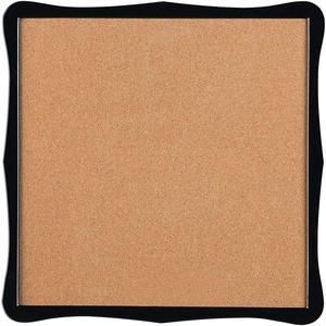 Quartet Corkboard, Framed Bulletin Board, 14 x 14 inches Cork Board, Home Organization, Black Frame (50722)(Cork Bulletin Board)