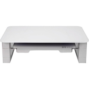 Quartet Desktop Glass Monitor Riser for Computer with Dry-Erase Board, Adjustable Height (Q090GMRW01)