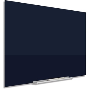 Quartet Dry Erase Board, 85″ x 48″ Glass Magnetic Whiteboard, Wide Format Horizontal Board, InvisaMount, Black (G8548IMB)(Black)