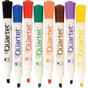 Quartet Dry Erase Markers, Chisel Point, Low Odor, Assorted Colors, 8-Pack (79908A)