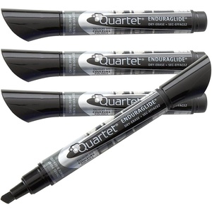 Quartet Dry Erase Markers, Whiteboard Markers, Chisel Tip, EnduraGlide, Assorted Colors, 12 Pack (5001-20MA)(Black)