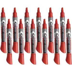 Quartet Dry Erase Markers, Whiteboard Markers, Chisel Tip, EnduraGlide, White Board Dry Erase Pens for Teachers, Home School & Office Supplies, Blue, 12 Pack (5001-3M)(Red)