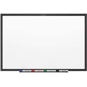 Quartet Dry Erase White Board 60″W x 36″H Magnetic Whiteboard, Nano-Clean, Silver Aluminum Frame (SM535)(Black)