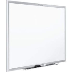 Quartet Dry Erase White Board 60″W x 36″H Magnetic Whiteboard, Nano-Clean, Silver Aluminum Frame (SM535)(Silver)