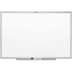 Quartet Dry Erase White Board 96″W x 48″H Non-Magnetic Whiteboard, Total Erase, Silver Aluminum Frame (S538)(Silver)