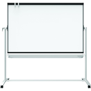 Quartet Easel, Magnetic Whiteboard/Flipchart, 3′ x 2′, Compass Mobile Presentation, Graphite Frame (ECM32EU)(48″W x 36″H)