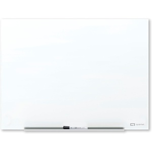 Quartet Magnetic Glass Dry Erase White Board, 8′ x 4′ Anti-Glare Whiteboard for Wall, InvisaMount Frameless, White (Q019648F03IMW)(Anti-Glare)