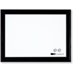 Quartet Magnetic Whiteboard, 11″ x 17″ Small White Board for Wall, Dry Erase Board for Kids, Perfect for Home Office & Home School Supplies, Dry Erase Marker, Magnets, Black Frame (79280)(17″W x 23″H)