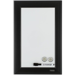 Quartet Magnetic Whiteboard, 11″ x 17″ Small White Board for Wall, Dry Erase Board for Kids, Perfect for Home Office & Home School Supplies, Dry Erase Marker, Magnets, Black Frame (79280)(11″W x 17″H)