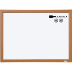 Quartet Magnetic Whiteboard, 17 x 23 inches White Board, Dry Erase Board, Black Frame (MWDW1723M-BK)(Assorted Frame Colors)