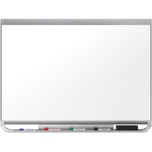 Quartet Magnetic Whiteboard, Porcelain, White Board, Dry Erase Board, 8′ x 4′, Aluminum Frame, Prestige 2 Duramax (P558AP2)(Graphite)