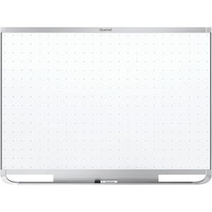 Quartet Magnetic Whiteboard, White Board, Dry Erase Board, 6′ x 4′, Silver Aluminum Frame, Prestige 2 Total Erase (TEM547A)