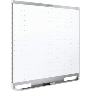 Quartet Magnetic Whiteboard, White Board, Dry Erase Board, 8′ x 4′, Graphite Finish Frame, Prestige 2 Total Erase (TEM548G)(Silver)