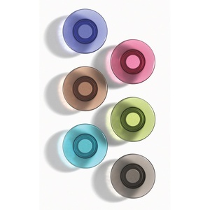 Quartet Strong Magnets for White Boards, Rare Earth Magnet for Glass Whiteboards, Clear, 6 Pack (85391)(Assorted Colors)