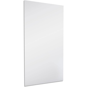 Quartet Whiteboard, Magnetic Dry Erase White Board, Glass 28″ x 50″ Vertical-Only, Frameless, InvisaMount, White (Q012850IMW)(48″W x 85″H)
