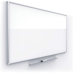 Quartet Whiteboard, Non Magnetic White Board, 85″ x 48″ Dry Erase Board, Total Erase Silhouette, Wide 16: 9 Silver Frame (C8548)(Silver Frame)