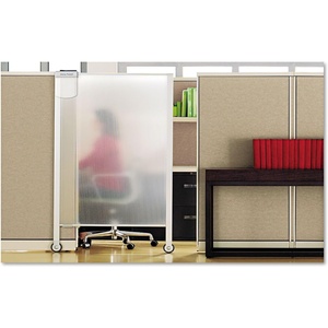 Quartet Workstation Privacy Screen, 36″ x 48″, For Cubicle or Office, Adjustable Height, Sliding, Sturdy Aluminum Frame, Includes Attachable Whiteboard (WPS1000)(38″ x 64″)