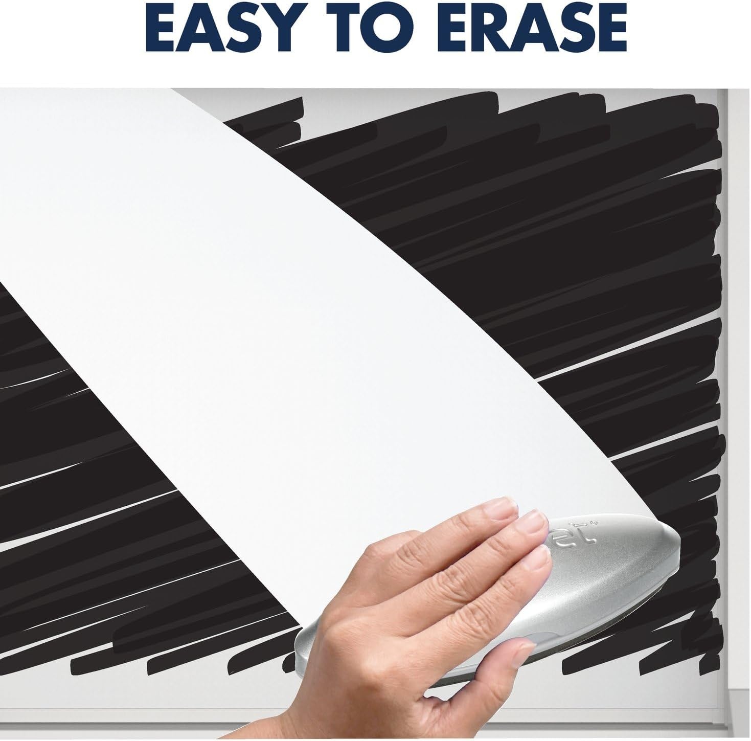 image:imageQuartet Dry Erase Easel Magnetic 40 x 68 Motion DualTrack Mobile Aluminum Frame ECM4068DT