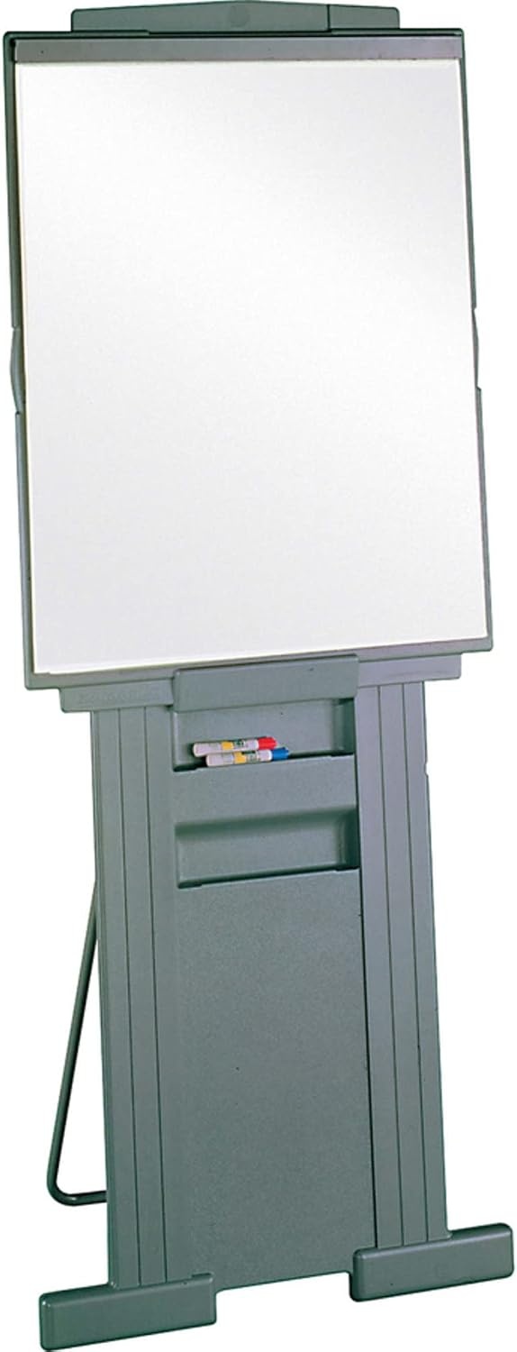 image:imageQuartet Easel Adjusts 39 to 72 inches High Collapsible Portable Whiteboard Flipchart Holder DuraMax Presentation Gray 200E