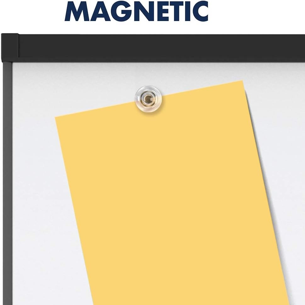 image:imageQuartet Easel Magnetic 6 x 4 Reversible WhiteboardFlipchart Prestige 2 Mobile Presentation Graphite Frame ECM64P272W x 48H