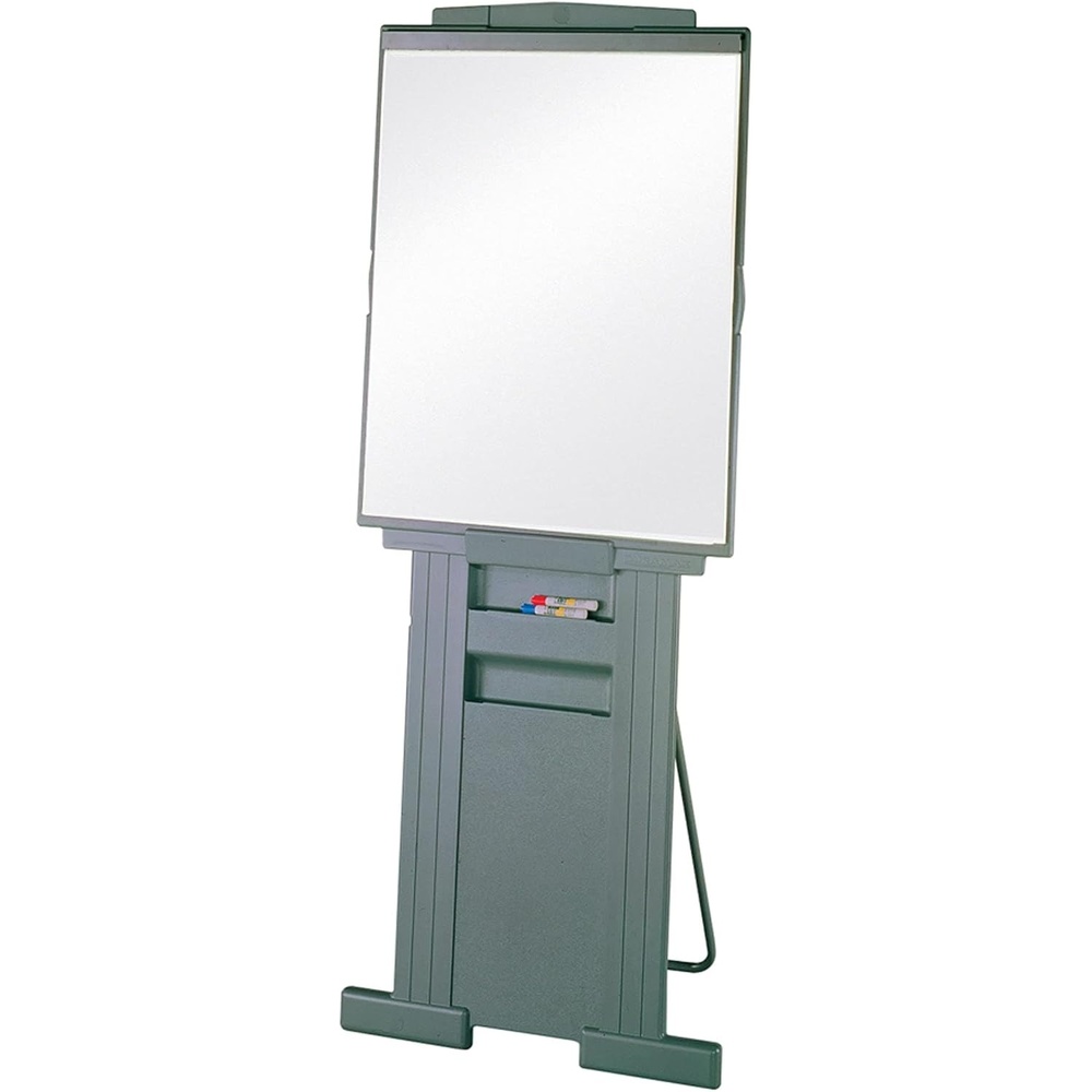 image:imageQuartet Easel Adjusts 39 to 72 inches High Collapsible Portable Whiteboard Flipchart Holder DuraMax Presentation Gray 200E