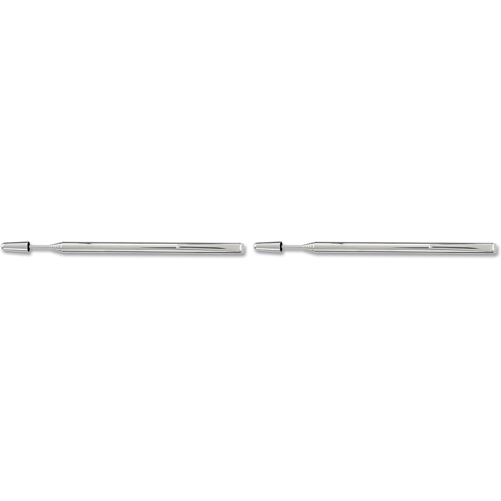 image:imageQuartet Pointer Stick Teacher Pointer Extendable to 245 Telescoping with Clip Poket Size Chrome Finish V180011 Count Pack of 2